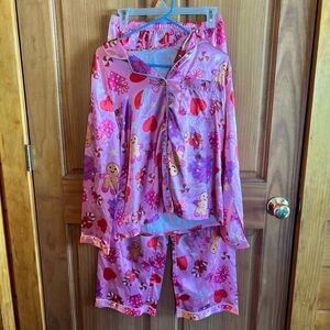 Pink Gingerbread Pajama Set